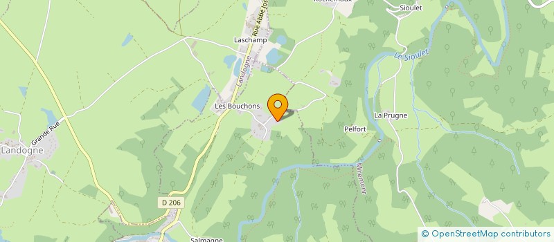 localisation de l'entreprise MONSIEUR DENIS LUCE  PONTAUMUR