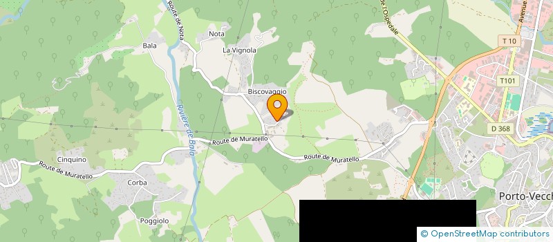 localisation de l'entreprise MONSIEUR DENIS LUCIANI  PORTO-VECCHIO