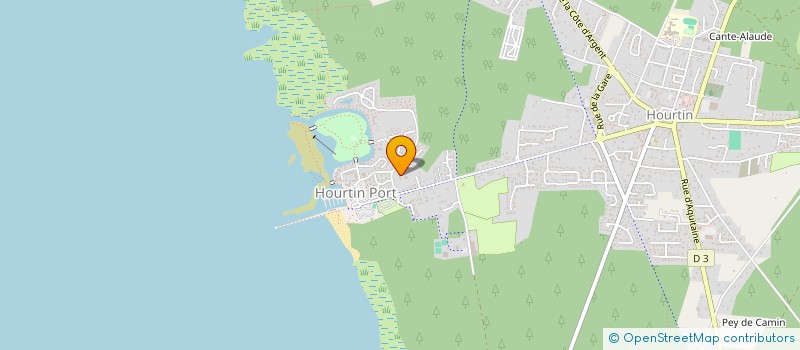 localisation de l'entreprise MONSIEUR DENIS LUSSAC  HOURTIN