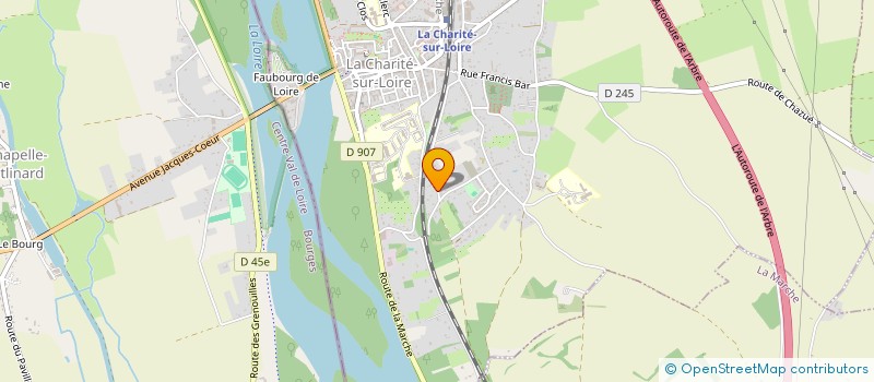 localisation de l'entreprise MONSIEUR DENIS LUSSIER à LA CHARITE-SUR-LOIRE