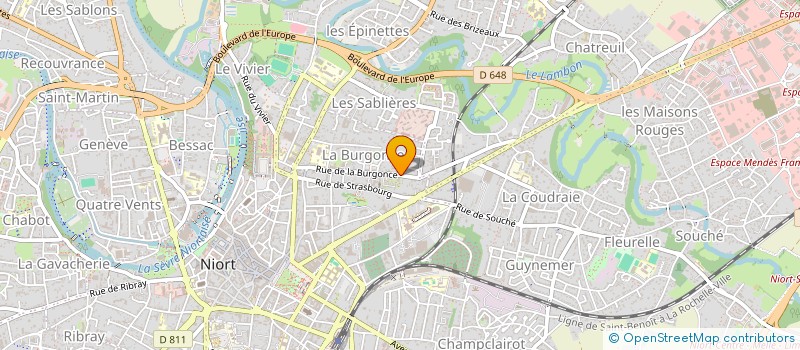 localisation de l'entreprise MONSIEUR DENIS MACE à NIORT