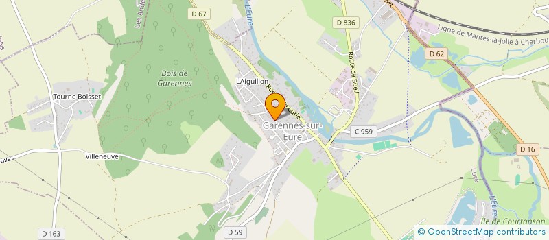 localisation de l'entreprise MONSIEUR DENIS MADIEU à GARENNES-SUR-EURE