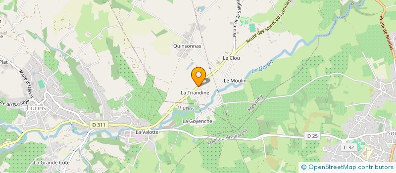 localisation de l'entreprise MONSIEUR DENIS MAGNANTE  MESSIMY