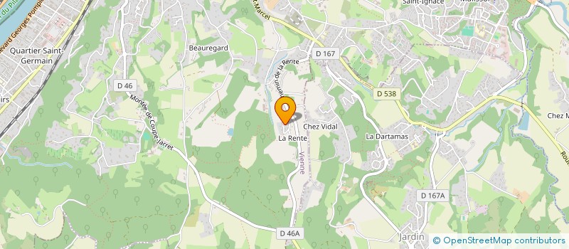 localisation de l'entreprise MONSIEUR DENIS MAGNAVAL à VIENNE