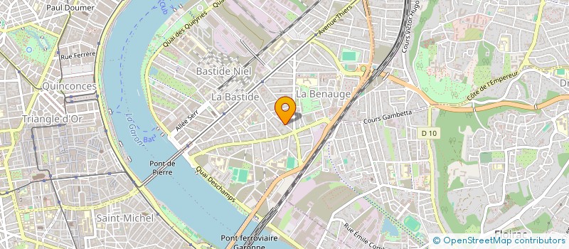 localisation de l'entreprise MONSIEUR DENIS MAHE  BORDEAUX