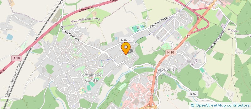 localisation de l'entreprise MONSIEUR DENIS MAILLARD à FONTAINE-LE-COMTE