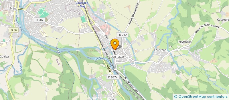 localisation de l'entreprise MONSIEUR DENIS MAJOR  COARRAZE