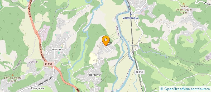 localisation de l'entreprise MONSIEUR DENIS MALEK  USTARITZ