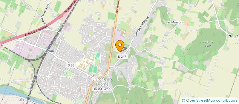 localisation de l'entreprise MONSIEUR DENIS MALINVERNO  LIVRON-SUR-DROME