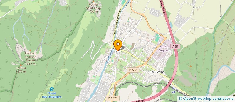 localisation de l'entreprise MONSIEUR DENIS MAMUTOVSKI  VIF