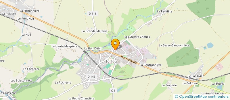 localisation de l'entreprise MONSIEUR DENIS MANCEAU à SEVREMOINE