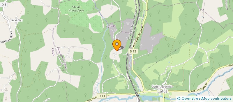 localisation de l'entreprise MONSIEUR DENIS MANGIEU  SAINT-DENIS-CATUS