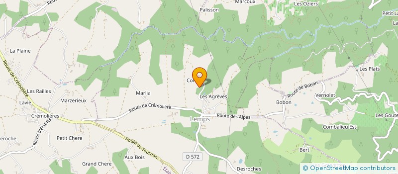 localisation de l'entreprise MONSIEUR DENIS MANIOULOUX  LEMPS