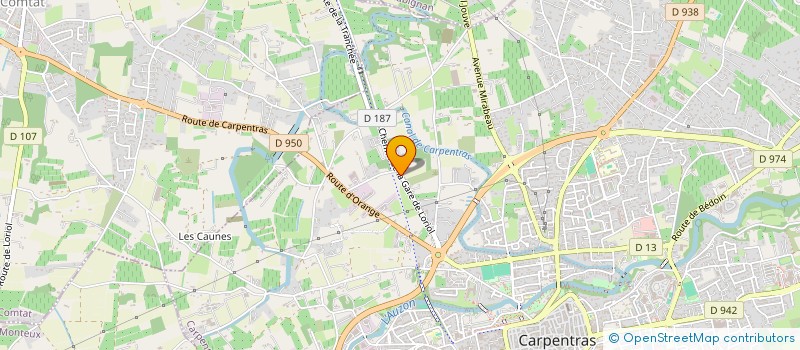 localisation de l'entreprise MONSIEUR DENIS MARCELLIN  CARPENTRAS