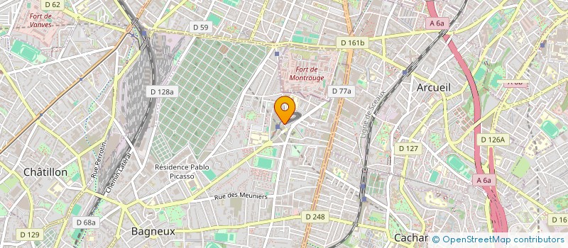 localisation de l'entreprise MONSIEUR DENIS MARCHAND à BAGNEUX