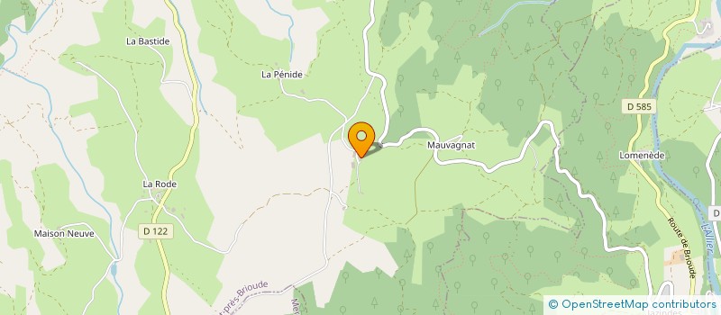 localisation de l'entreprise MONSIEUR DENIS MARCHET  SAINT-JUST-PRES-BRIOUDE