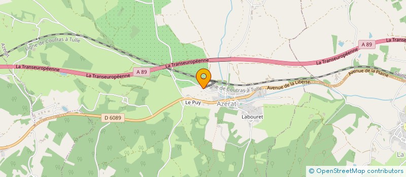 localisation de l'entreprise MONSIEUR DENIS MARCHIVE  AZERAT