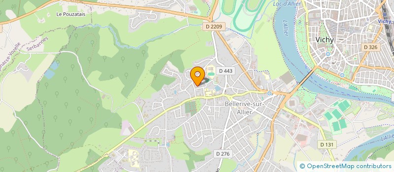 localisation de l'entreprise MONSIEUR DENIS MARGOTTAT  BELLERIVE SUR ALLIER