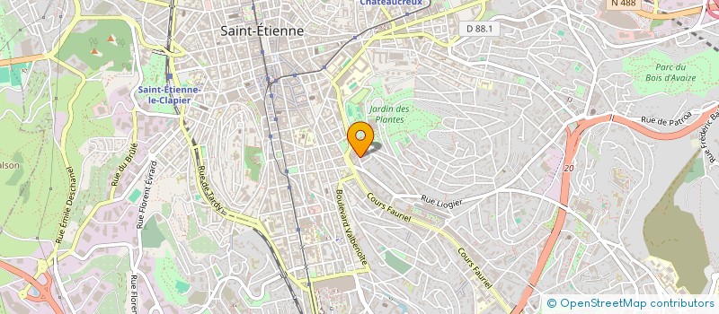 localisation de l'entreprise MONSIEUR DENIS MARION  SAINT-ETIENNE