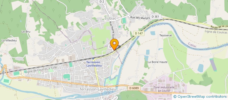 localisation de l'entreprise MONSIEUR DENIS MARMILLON  VILLAC