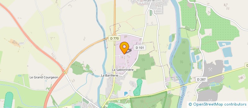 localisation de l'entreprise MONSIEUR DENIS MAROLLEAU à LE LION D'ANGERS