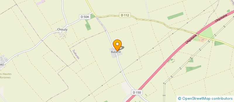 localisation de l'entreprise MONSIEUR DENIS MARPAULT  SUEVRES