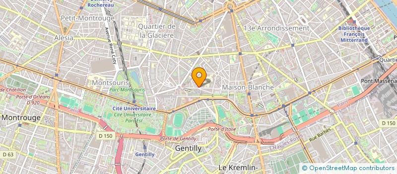 localisation de l'entreprise MONSIEUR DENIS MARTIN  PARIS