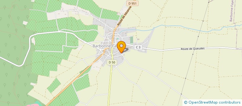 localisation de l'entreprise MONSIEUR DENIS MARTIN  BARBONNE-FAYEL