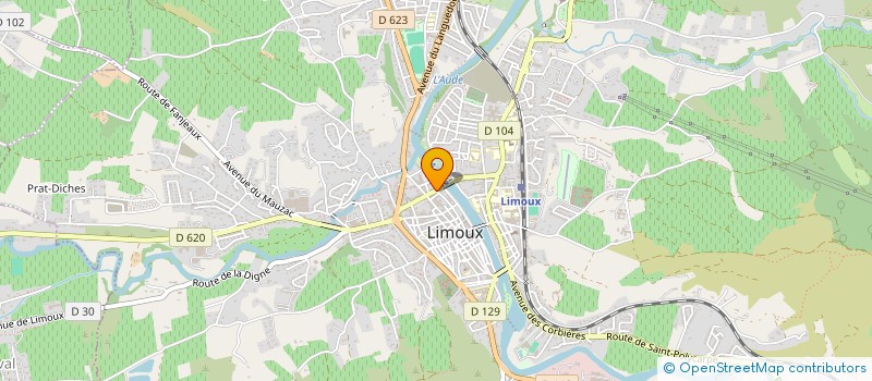 localisation de l'entreprise MONSIEUR DENIS MARTIN à LIMOUX