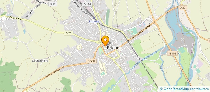 localisation de l'entreprise MONSIEUR DENIS MARTIN  BRIOUDE