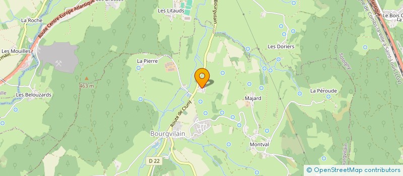 localisation de l'entreprise MONSIEUR DENIS MARTIN  BOURGVILAIN