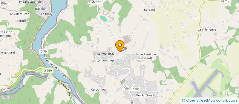 localisation de l'entreprise MONSIEUR DENIS MARTIN  MORLAIX