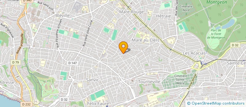 localisation de l'entreprise MONSIEUR DENIS MARTIN  LE HAVRE