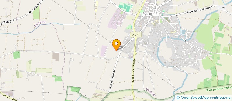 localisation de l'entreprise MONSIEUR DENIS MASSEBOEUF  EYRAGUES