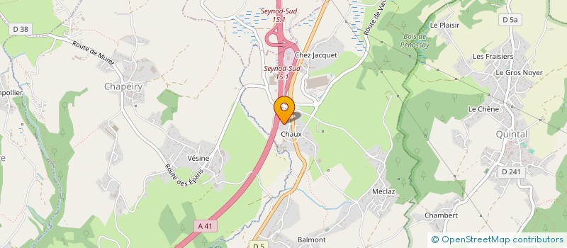 localisation de l'entreprise MONSIEUR DENIS MASSON à ANNECY