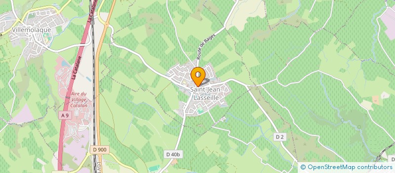 localisation de l'entreprise MONSIEUR DENIS MATHEY  SAINT-JEAN-LASSEILLE