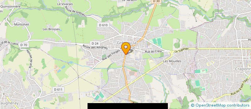 localisation de l'entreprise MONSIEUR DENIS MATHEZ  GREZIEU-LA-VARENNE