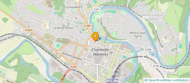 localisation de l'entreprise MONSIEUR DENIS MATHIEU à CHARLEVILLE-MEZIERES