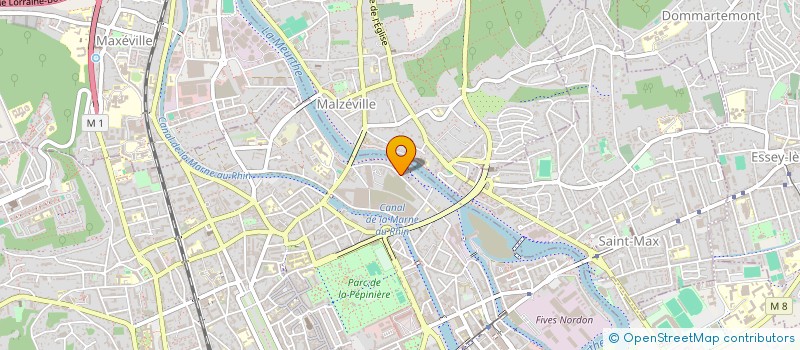 localisation de l'entreprise MONSIEUR DENIS MATTIOLI  NANCY