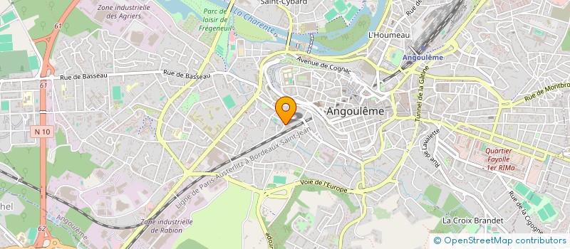 localisation de l'entreprise MONSIEUR DENIS MAUFRAS à ANGOULEME