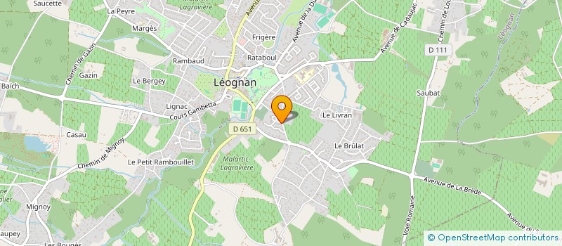 localisation de l'entreprise MONSIEUR DENIS MAUMAS à LEOGNAN