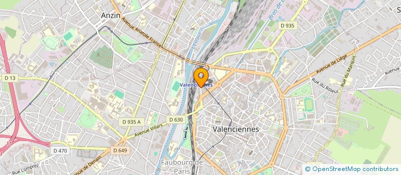 localisation de l'entreprise MONSIEUR DENIS MBARGA  VALENCIENNES