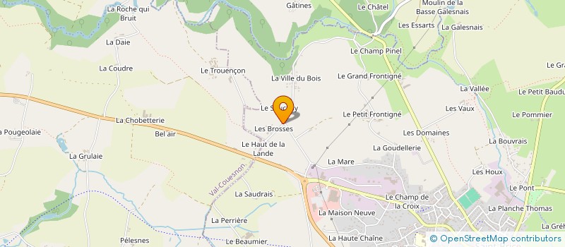 localisation de l'entreprise MONSIEUR DENIS MEGARD  MAEN ROCH