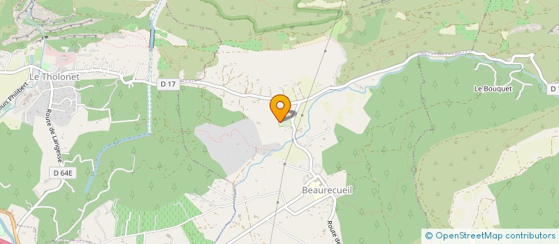 localisation de l'entreprise MONSIEUR DENIS MEGEMONT  BEAURECUEIL