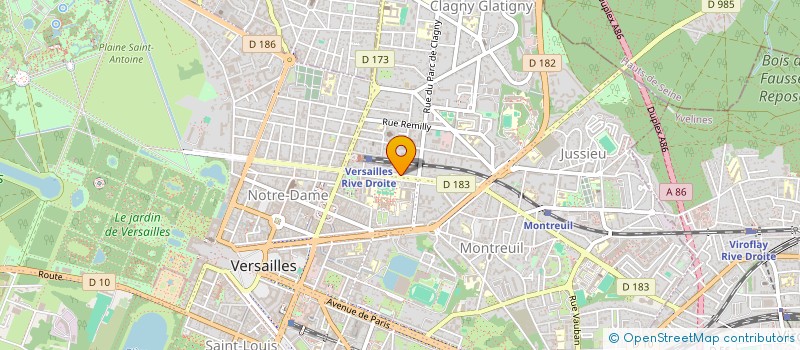 localisation de l'entreprise MONSIEUR DENIS MERCIER à VERSAILLES
