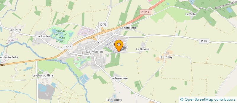 localisation de l'entreprise MONSIEUR DENIS MERCIER à LA MARNE