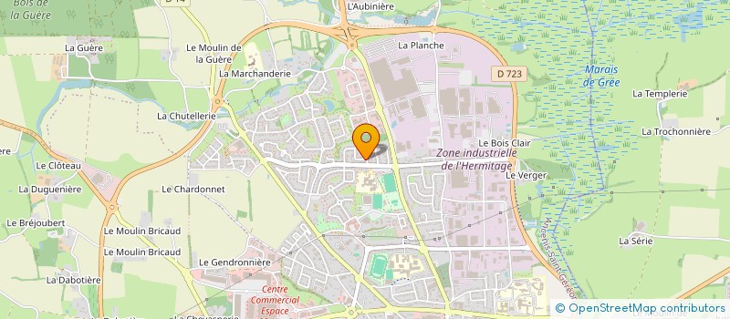 localisation de l'entreprise MONSIEUR DENIS MERLEAU  ANCENIS-SAINT-GEREON