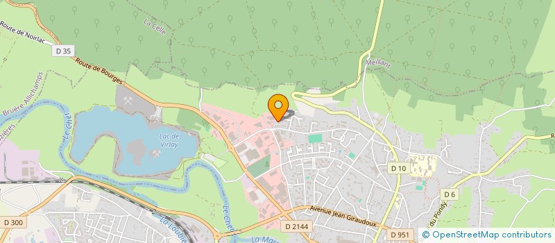 localisation de l'entreprise MONSIEUR DENIS MESLIN  SAINT-AMAND-MONTROND