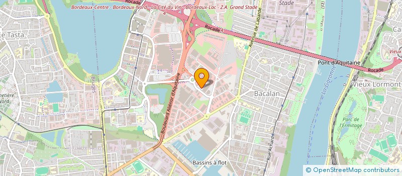 localisation de l'entreprise MONSIEUR DENIS MESTREAU à BORDEAUX