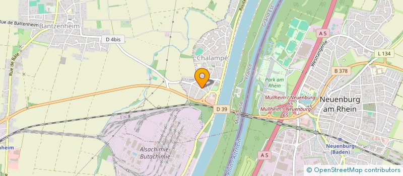 localisation de l'entreprise MONSIEUR DENIS MEYER  CHALAMPE